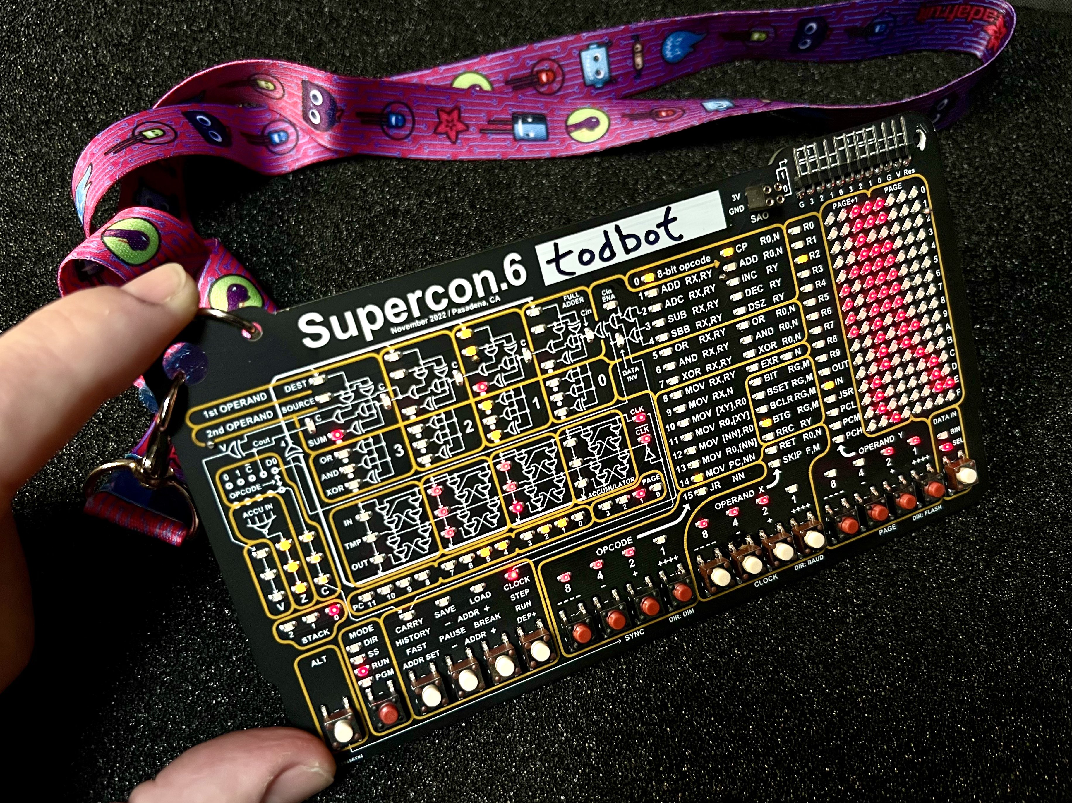 Todbot's Supercon Badge